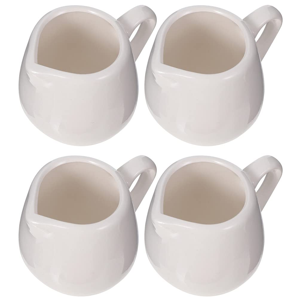 Pichet de sauce en céramique avec mini pot à lait et coupe de mesure de cuisine