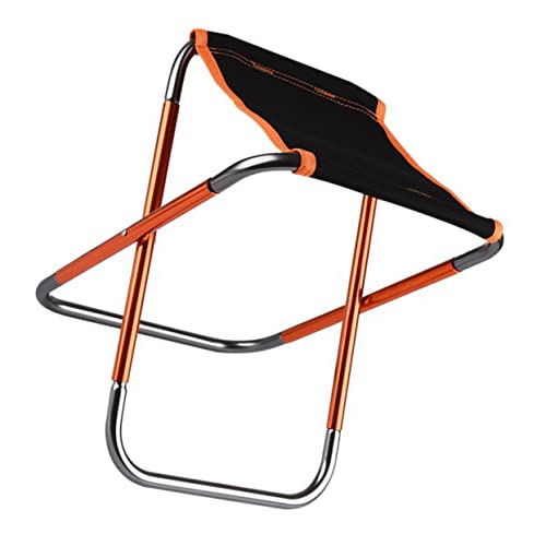 Toyvian Comfortable Portable Folding Stool Lightweight Camping Stool for Outdoor Activities Fishing and Beach Use Compact Design for and Storage