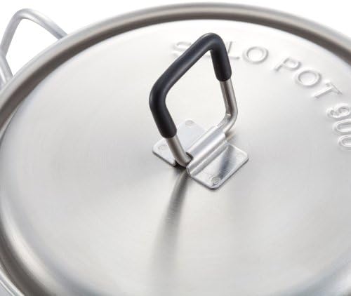 Close-up of the lid handle on Solo Stove Solo Pot 900