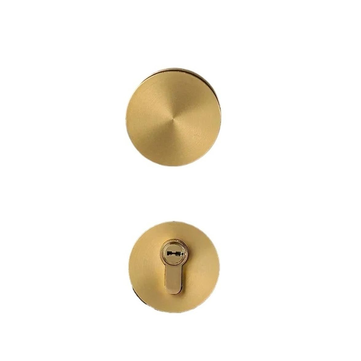 BSAXITHZB Silent Door Lock Handle Solid Brass(Privacy Lock)