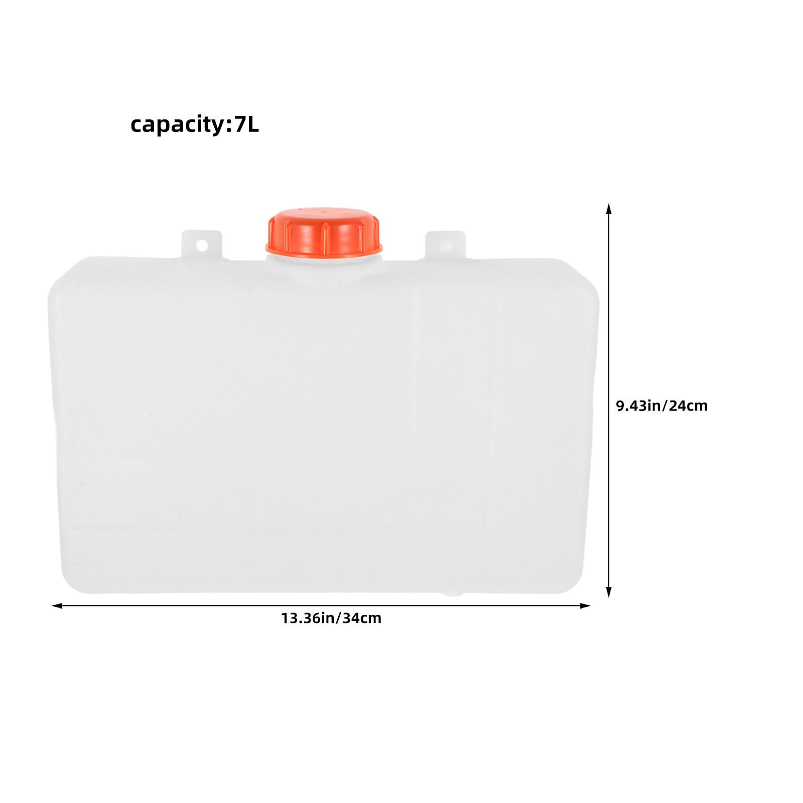 Gatuida 2 Pièces 7l Bidon en Plastique de Carburant Diesel pour Chauffage