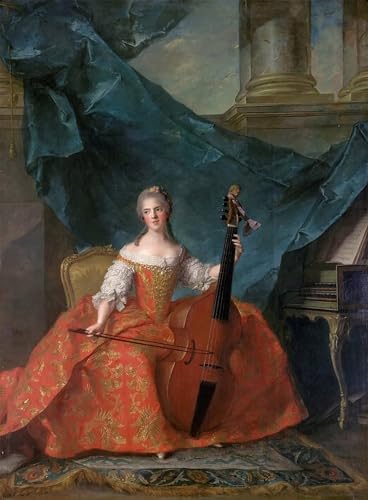 Tableaux Modernes Princesse Anne Henriette par Jean Marc Nattier Toile 60x90cm