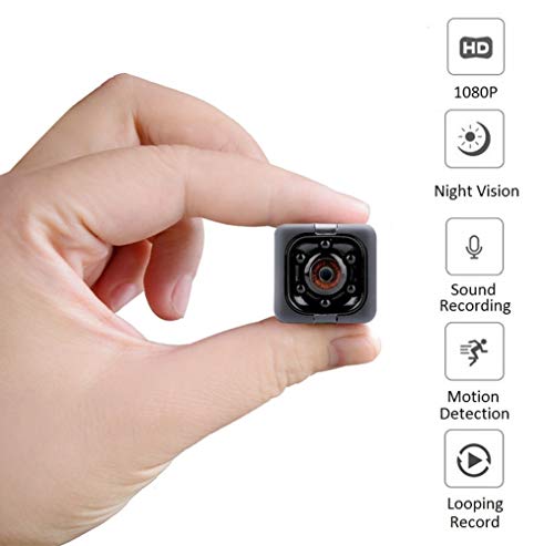 Hidden Spy Cameras, 1080P Mini Spy Camera with Audio and Video, Night Vision