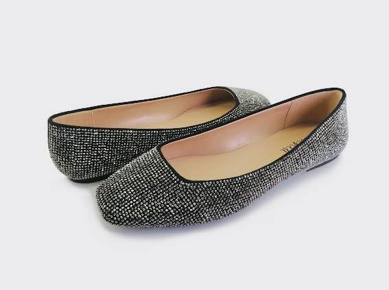 michia Mesh Sparkle Ballet Flats for Women3