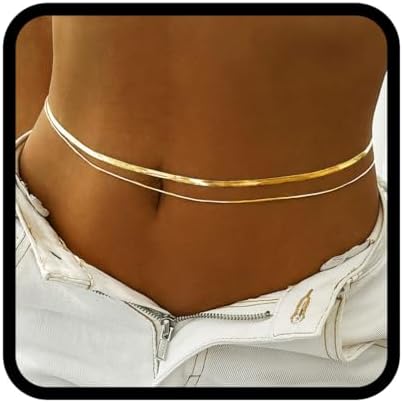 Catena Vita Paillettes Oro XBFOCNH - Set Sexy Per Bikini, Spiaggia, Festival, Regalo Donna - Foto 3