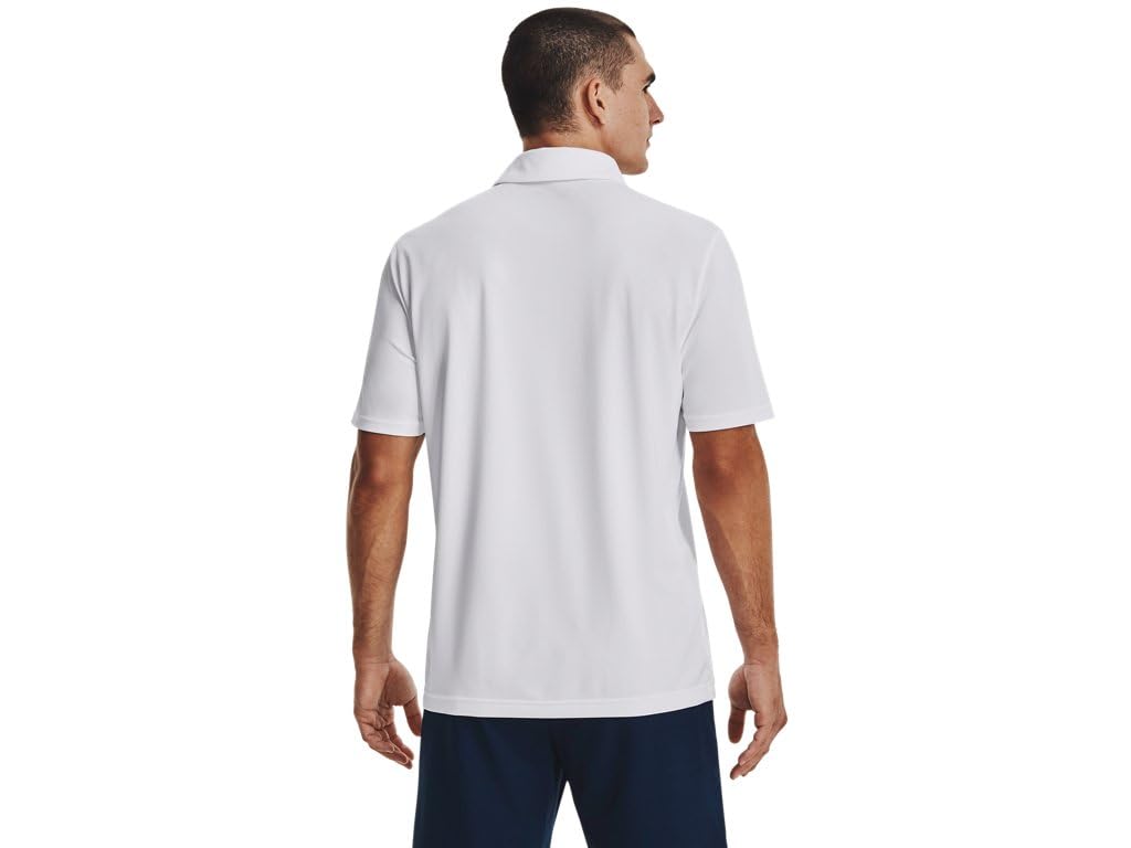 Under Armour Tech - Polo técnico deportivo de hombre., Blanco/Blanco, X-Large Tall