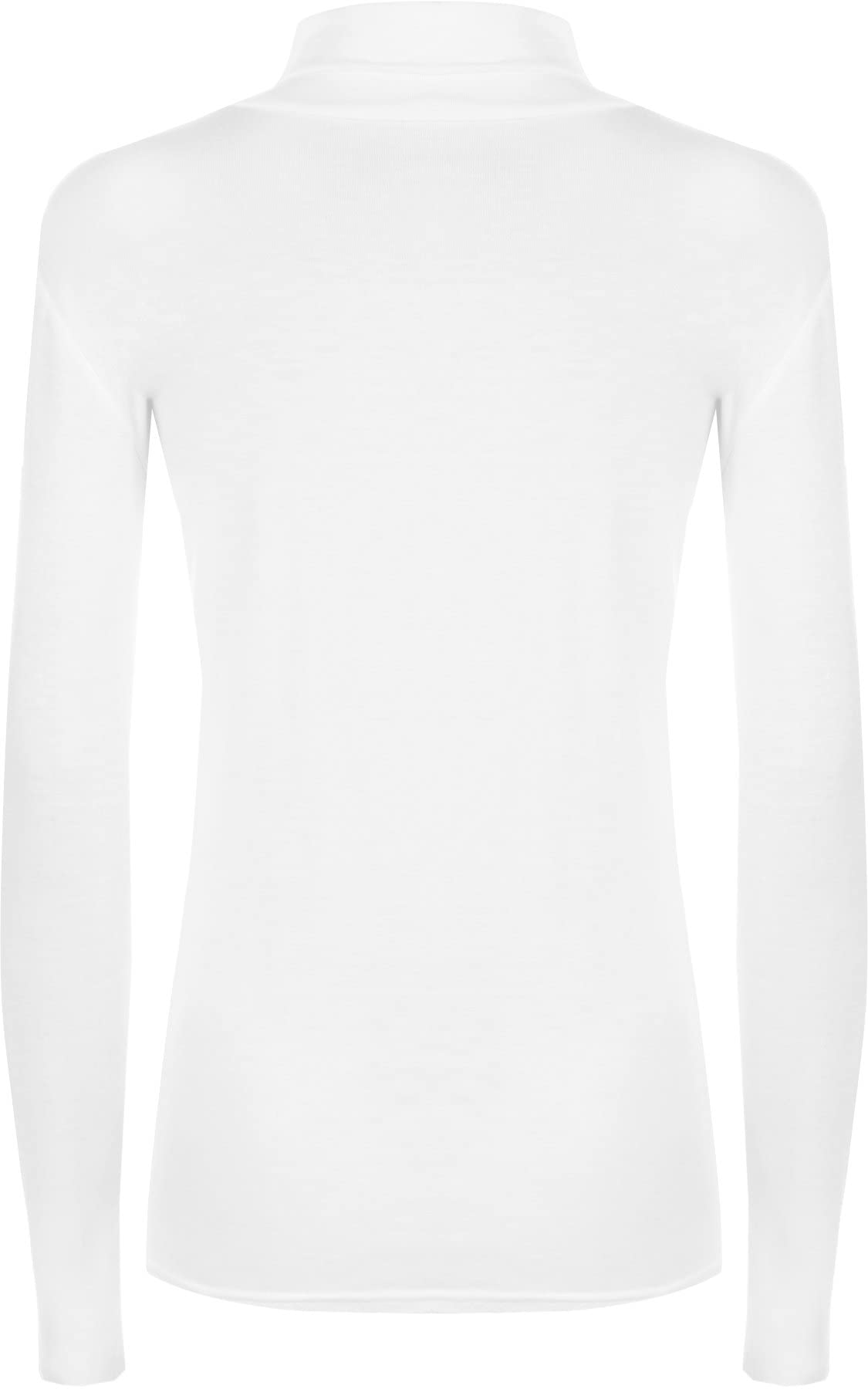 STAR FASHION Haut uni à col roulé et manches longues pour enfants - Tailles 5/6, 7, 8, 9/10, 11/12 et 13 ans