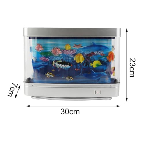 Image of Aquarium Lamp Marine Tropical Fish Night Light for Halloween Parties Room