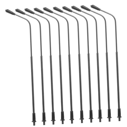 Homoyoyo 10piezas Farola Modelo Escala Farolas Cabezal y Bombilla Voltaje para Maquetas De Trenes y Calles