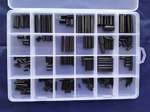 Amazon.com: 270pcs M1.5-M8 Carbon Steel Split Spring Dowel Pin Tension ...