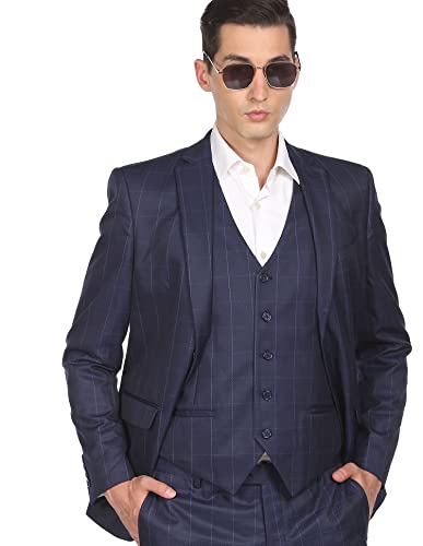 Image of Arrow Men Regular Fit Formal Suit Business Suit Pants Set