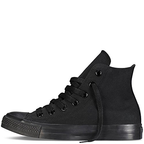Converse Mens Chuck Taylor All Star High Top, 8.5 D(M) US, Black Monochrome2