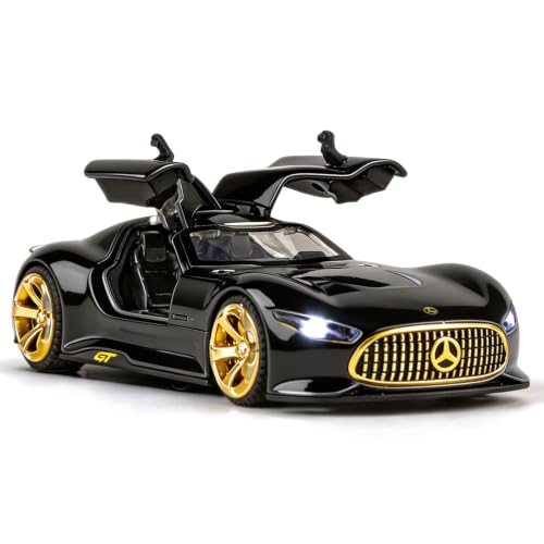Auto a escala 1:32 AMG GT Vision con luces y sonido miniatura 1