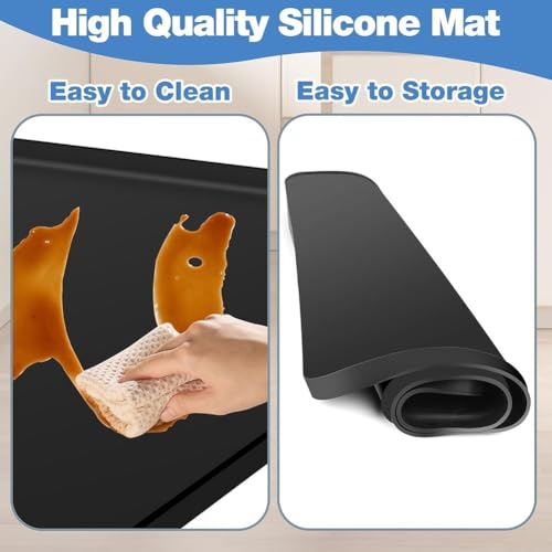 Bandeja de goteo para lavadoras automáticas y alfombrilla de silicona para mini refrigerador 20x20 3