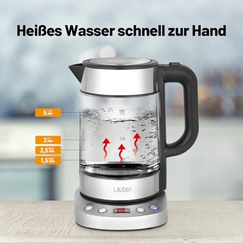 Tetera eléctrica Lauben EK17GS 1.7 L 2200W ajustable miniatura 4