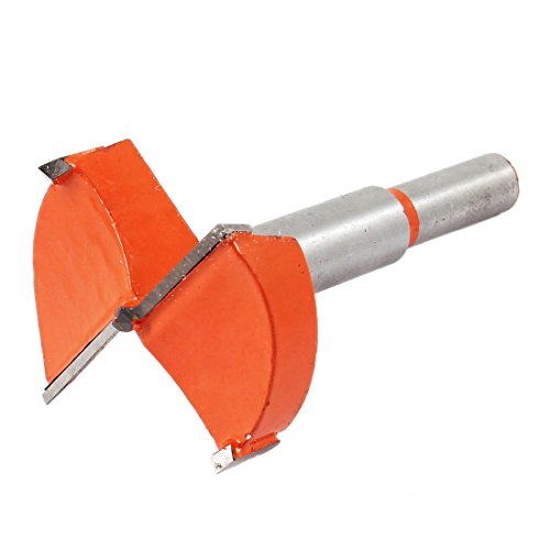 Aexit Carpenters Carbide Hole Saws & Accessories Tipped 48mm Diameter Hinge Boring Hole Saw Sets Bit Orange