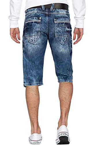 Cipo \u0026 Baxx Herren Jeans Shorts Denim