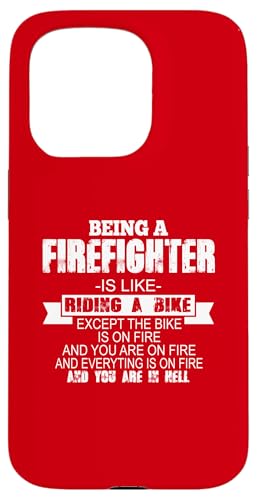 Being a Firefighter Like Ride Bike ���[���A ���p �X�}�z�P�[�X iPhone 15 Pro �p