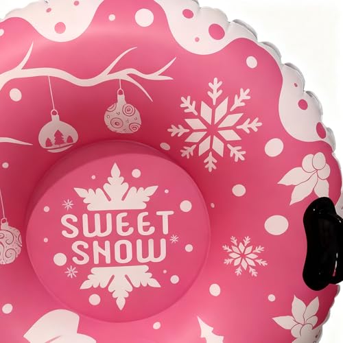 Snow tube enfants pour s'amuser dans le jardin et sur les collines enneigées en hiver - 7