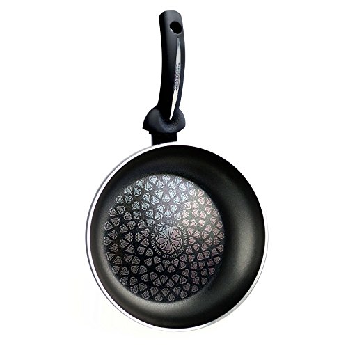 Pensofal Original sartén antiadherente 20 cm, compatible con inducción, perfecto para freír, apto al horno, revestimiento Diamond, lavable en lavavajillas Made in Italy