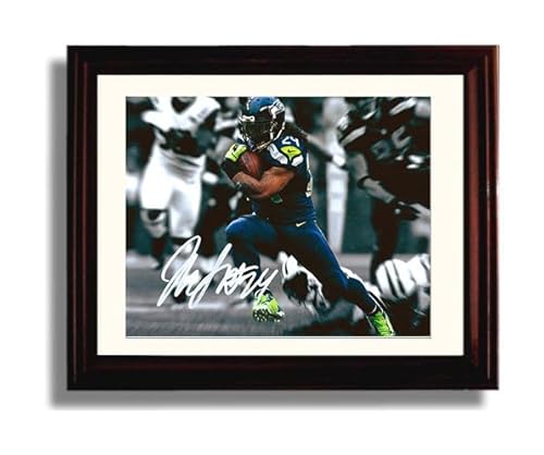 Marshawn Lynch - Beast Mode Run - Framed 8x10