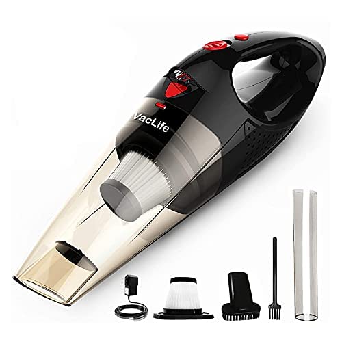 Photo 1 of VacLife Handheld Vacuum with Handheld Filters, Car Vacuum Cleaner Cordless, Red(VL189)