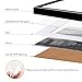 Homso A3 Picture Frame in Black 3 Packs, Metal Thin Board A3 Frame with Acrylic Plexiglass for Pictures A4 with Mat or 11.7 x 16.5 without Mat for Horizontal and Vertical