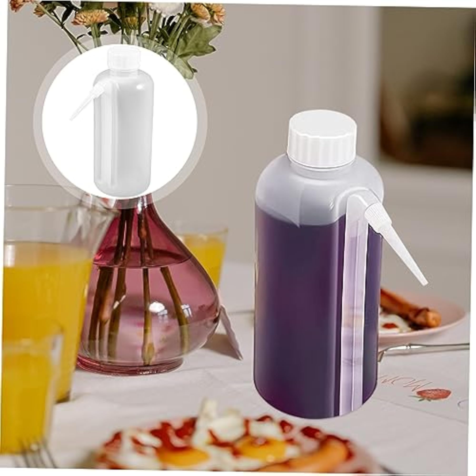 5Pcs No-Leak Squeeze Bottles for Sauce