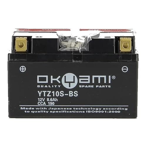 Batteria okyami bergamaschi ytz10s-bs 12v 8,6ah