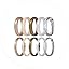 Pack I: Metallic Blush Gold, Pale Yellow, Metallic Khaki Bronze, Metallic Pearl, White Marble