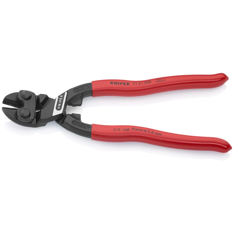 KNIPEX 71 21 200 Angeled High Leverage CoBolt Cutters - Bolt