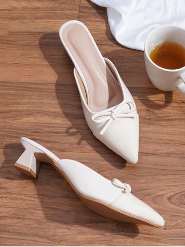Image of TRYME Women's Block & Kitten Heel Sandals Stylish Comfortable Solid Slip-On Fashion Daily & Casual Wear