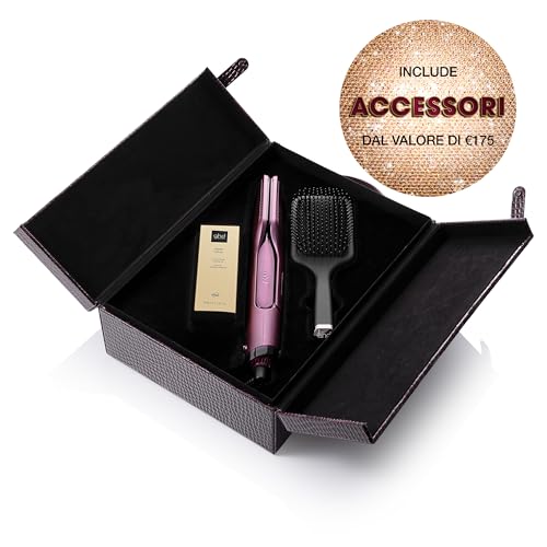 Ghd Duet Style Limited Edition Gift Set - 2-In-1 - Styler Ad Aria Calda In Cherry Chic Rosso Ciliegia, Con Elegante Vanity Case - 6