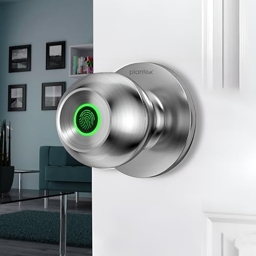 Plantex Aluminium Smart Door Lock/Cylindrical Smart Lock For...