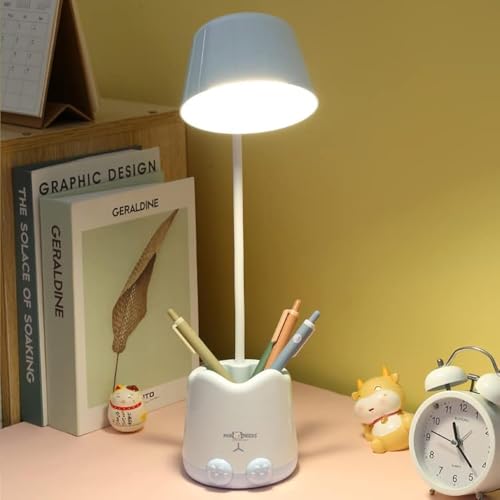 Pick Ur Needs Acrylonitrile Butadiene Styrene Study Table Lamp Rechargeable Led Desk Lamp With Pen Holder,Usb Charging,Eye Protection (Colour As Per Availability, White) (B09QCRWP8P) Amazon Price History, Amazon Price Tracker