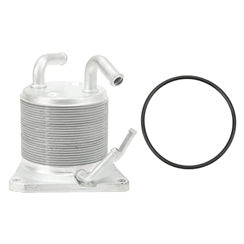 DriKou Enfriador de aceite de transmisión CVT, 21606 1XF0A Conjunto de enfriador de aceite de radiador de aceite de caja de cambios fácil de instalar para Rogue Juke