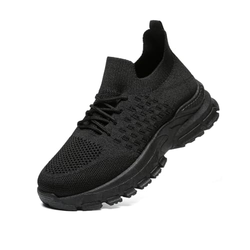 Bernal Sneakers for Women Work Tennis Shoes Fashion Soft Lightweight Mesh Breathable Non Slip Lace-UP Walking Shopping Shoes