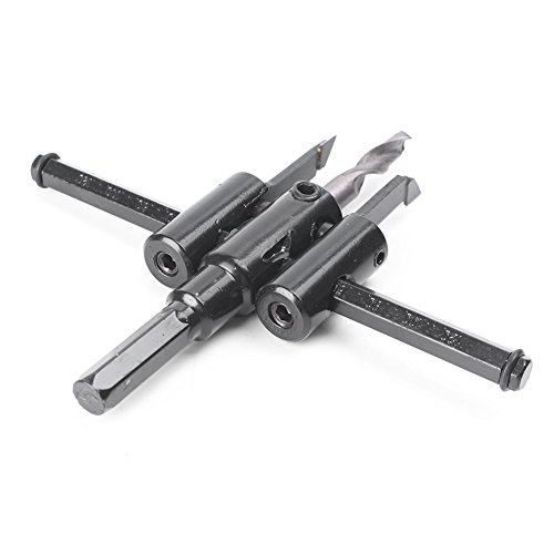 Kit de broca corte circular ajustable 30-120mm miniatura 4