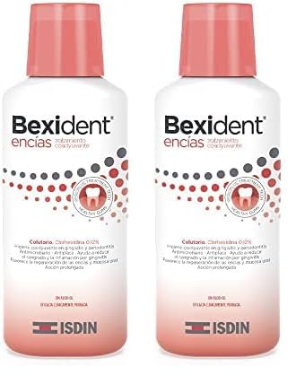 ISDIN Bexident Encías Uso Diario Colutorio con CPC + Cymenol, Reduce el sangrado y la inflamación por gingivitis en 2 días, 1 x 250ml (Paquete de 2)