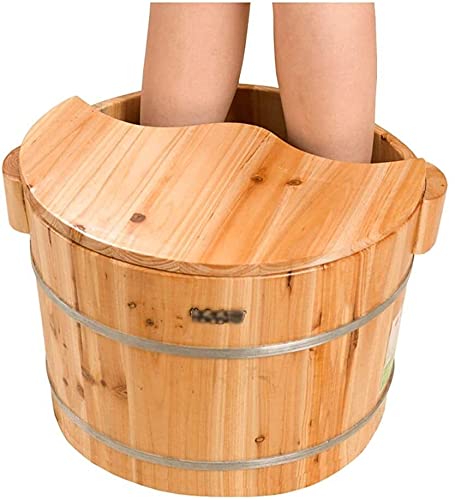 Tonneau de bain de pieds domestique en bois anti-fatigue et relaxation
