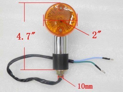 Amazon | XYZCTEM 2 x 2インチ クローム フロントリアウィンカー