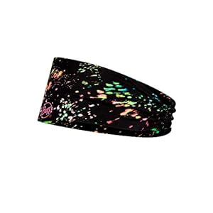 Buff Unisex’s Speckle Tapered Headband, Black, One Size