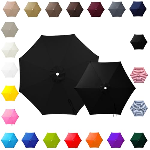 2/2.15/2.5/2.7/3.0/4.0m �p���\�� �ւ��z 6/8�{�� �K�[�f���p���\�� �����p �T���P�u���z �h�� UV�J�b�g �p�e�B�I �뉀 �L�����v �A�E�g�h�A �C�� �r�[�` �e�[�u�� �J�t�F �K�[�{ ���O�s��(Black,6-RIBS-8.2