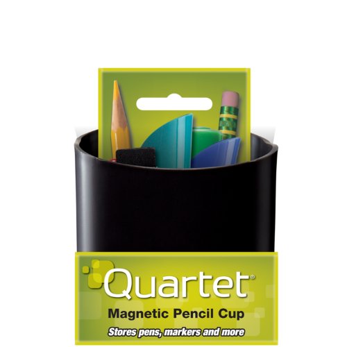 Quartet Suporte magnético para caneta e lápis, preto (48120-BK)