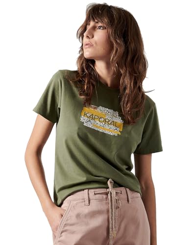Kaporal - T-Shirt Kaki Femme - Fanny - XS - Kaki Kaporal - T-Shirt Kaki Femme - Fanny - XS - Kaki