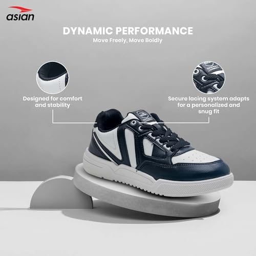 Image of ASIAN Cruzer-02 Men's Sneakers | Stylish Walking Sneakers for Boys & Men | Strong Grip, Comfort Sneakers | Lightweight, Durable Casual Shoes, Travel & College