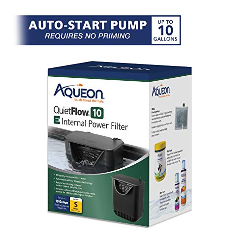 Aqueon QuietFlow 10 E Internal Aquarium Fish Tank Power Filter, Small, For Up To 10 Gallon Fish Tanks - Image 3