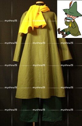 ムーミン スナフキン コスプレ衣装と帽子セット Amazon.co.jp: 海外工場直送!コスプレ☆ムーミン スナフキン衣装フル