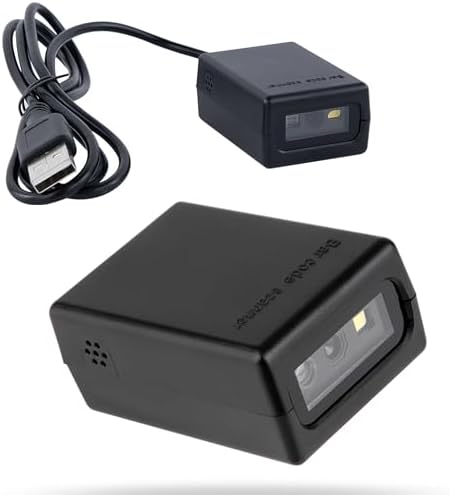 HDWR HD-S20 2D QR Compact Barcode Scanner, High Speed CMOS, Dual Mode ...
