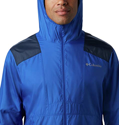 Image of Columbia Hood Polyester Regular Fit Mens Active Wear Jacket (S22-KM3972-011-P)